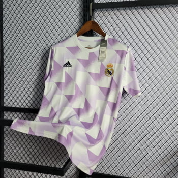 Camisa Real Madrid 22/23 Versão Torcedor Ed. Especial Geometry + Personalização Grátis