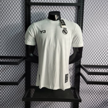 Camisa Real Madrid 22/23 Versão Jogador Y-3 Ed. Comemorativa 120 anos Branca + Personalização Grátis