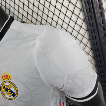 Camisa Real Madrid 23/24 Versão Jogador Ed. Especial Branca + Personalização Grátis