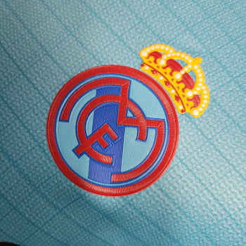 Camisa Real Madrid 23/24 Versão Jogador Ed. Especial Clásica Azul + Personalização Grátis 