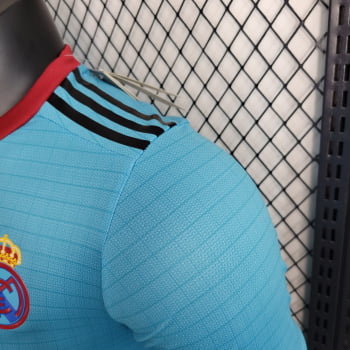 Camisa Real Madrid 23/24 Versão Jogador Ed. Especial Clásica Azul + Personalização Grátis 