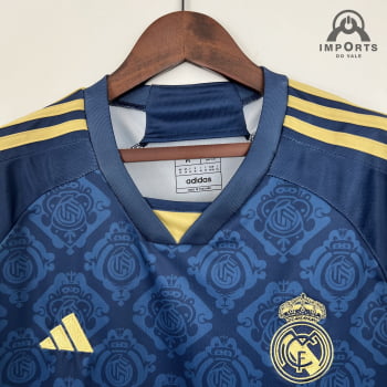 Camisa Real Madrid 23/24 Versão Torcedor Ed. Especial Azul + Personalização Grátis