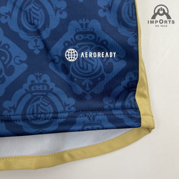 Camisa Real Madrid 23/24 Versão Torcedor Ed. Especial Azul + Personalização Grátis