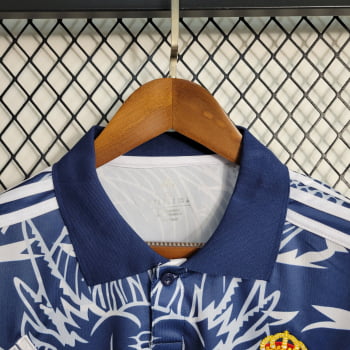 Camisa Gola Polo Real Madrid 23/24 Ed. Especial Dragão Azul