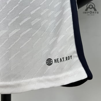 Camisa Real Madrid I 23/24 Versão Jogador + Patchs + Personalização Grátis