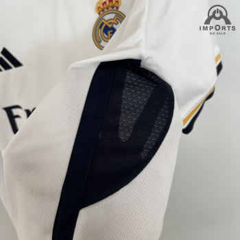 Camisa Real Madrid I 23/24 Versão Torcedor + Patchs + Personalização Grátis