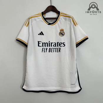 Camisa Real Madrid I 23/24 Versão Torcedor + Personalização Grátis