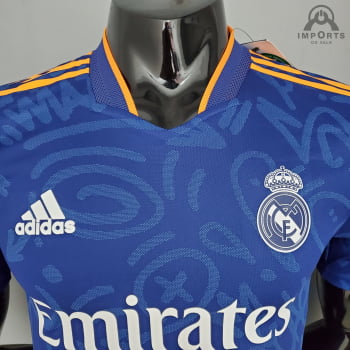 Camisa Real Madrid II 21/22 Versão Jogador + Personalização Grátis