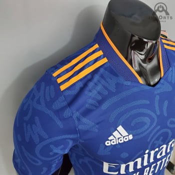Camisa Real Madrid II 21/22 Versão Jogador + Personalização Grátis