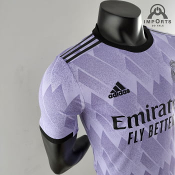 Camisa Real Madrid II 22/23 Versão Jogador + Personalização Grátis