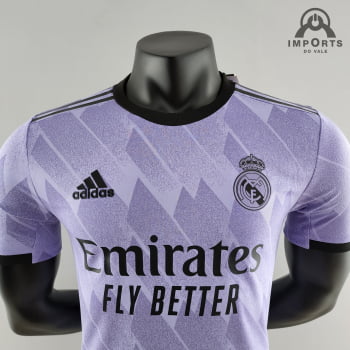 Camisa Real Madrid II 22/23 Versão Jogador + Personalização Grátis