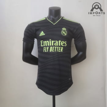 Camisa Real Madrid III 22/23 Versão Jogador + Personalização Grátis