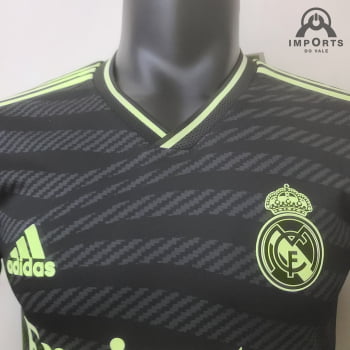 Camisa Real Madrid III 22/23 Versão Jogador + Personalização Grátis