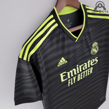 Camisa Real Madrid III 22/23 Versão Torcedor + Personalização Grátis 