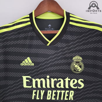 Camisa Real Madrid III 22/23 Versão Torcedor + Personalização Grátis 