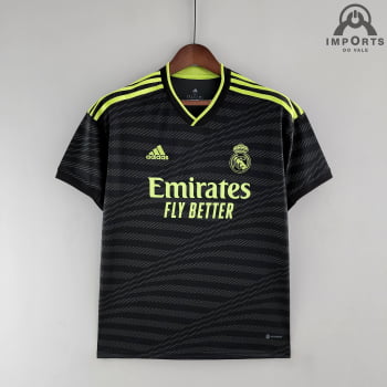 Camisa Real Madrid III 22/23 Versão Torcedor + Personalização Grátis 