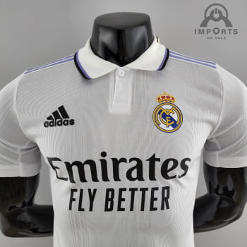Camisa Real Madrid l 22/23 Versão Jogador + Personalização Grátis