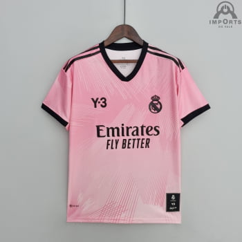 Camisa Real Madrid 22/23 Versão Torcedor Y-3 Ed. Comemorativa 120 anos + Personalização Grátis