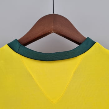 Camisa Retrô da Seleção Brasileira I 1970 Versão Torcedor + Personalização Grátis