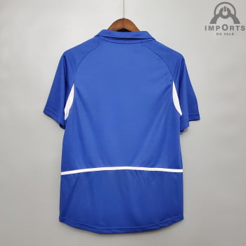 Camisa Retrô da Seleção Brasileira II 2002 Versão Torcedor + Personalização Grátis