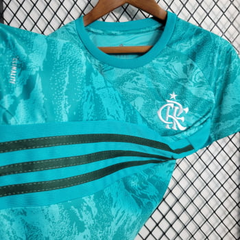 Camisa Retrô Flamengo 19/20 Versão Feminina Goleiro + Personalização Grátis 