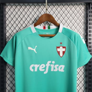 Camisa Retrô Palmeiras III 19/20 Versão Feminina + Personalização Grátis