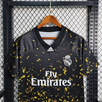 Camisa Retrô Real Madrid 20/21 Versão Torcedor Ed. Especial EA Sports + Personalização Grátis