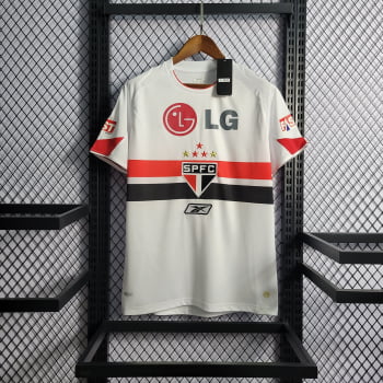 Camisa Retrô São Paulo I 2006 Versão Torcedor + Personalização Grátis Camisa Retrô São Paulo I 2006 Versão Torcedor + Personalização Grátis