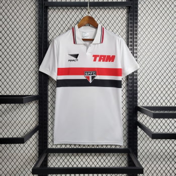 Camisa Retrô São Paulo I 93/94 Versão Torcedor + Personalização Grátis Camisa Retrô São Paulo I 93/94 Versão Torcedor + Personalização Grátis