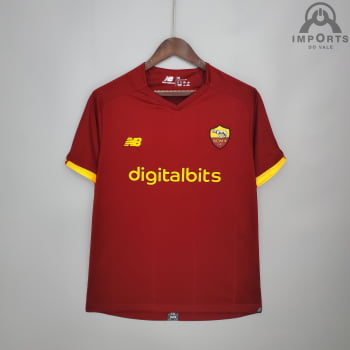 Camisa Roma I 21/22 Versão Torcedor + Personalização Grátis