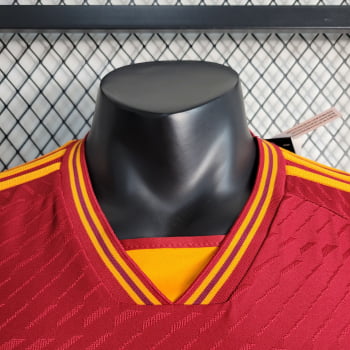 Camisa Roma I 23/24 Versão Jogador + Personalização Grátis 