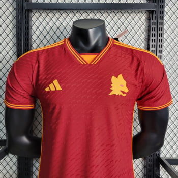Camisa Roma I 23/24 Versão Jogador + Personalização Grátis 