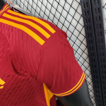 Camisa Roma I 23/24 Versão Jogador + Personalização Grátis 