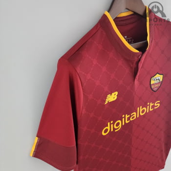 Camisa Roma l 22/23 Versão Torcedor + Personalização Grátis