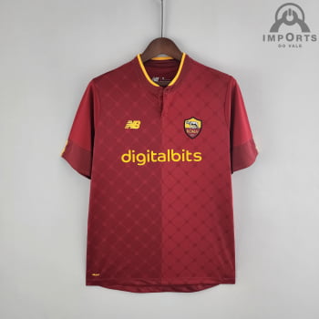 Camisa Roma l 22/23 Versão Torcedor + Personalização Grátis
