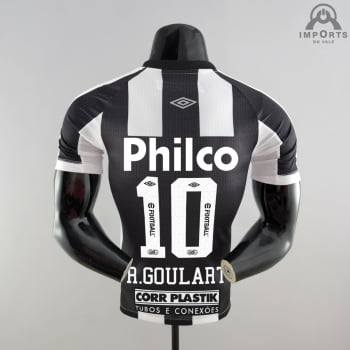 Camisa Santos ll 22/23 Versão Jogador + Patrocínios + Personalização Grátis