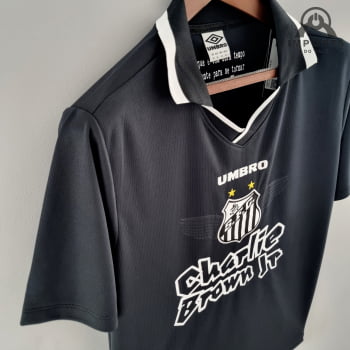 Camisa Santos 22/23 Versão Torcedor Ed. Especial Dias de Glória Preta + Personalização Grátis