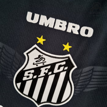 Camisa Santos 22/23 Versão Torcedor Ed. Especial Dias de Glória Preta + Personalização Grátis