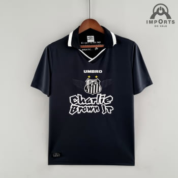 Camisa Santos 22/23 Versão Torcedor Ed. Especial Dias de Glória Preta + Personalização Grátis