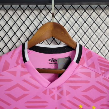 Camisa Santos 22/23 Versão Torcedor Ed. Especial Outubro Rosa + Personalização Grátis
