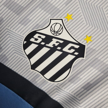 Camisa Santos 23/24 Treino - Azul/branca 