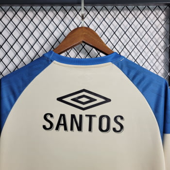 Camisa Santos 23/24 Treino - Branca/azul