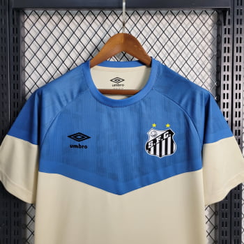 Camisa Santos 23/24 Treino - Branca/azul