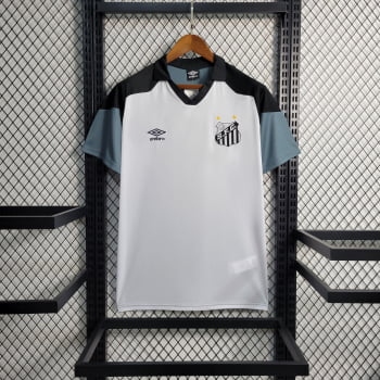 Camisa Santos 23/24 Treino - Branca/cinza