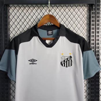 Camisa Santos 23/24 Treino - Branca/cinza