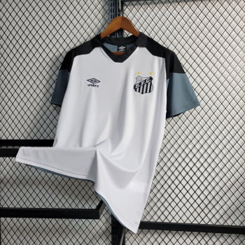 Camisa Santos 23/24 Treino - Branca/cinza