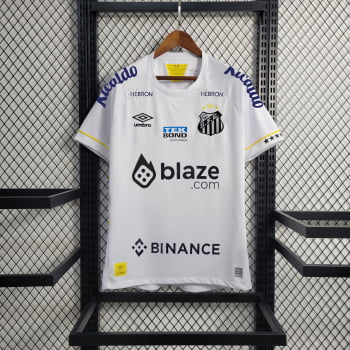 Camisa Santos I 23/24 Versão Torcedor + Patrocínios + Personalização Grátis