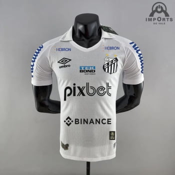 Camisa Santos I 22/23 Versão Jogador + Patrocínios + Personalização Grátis