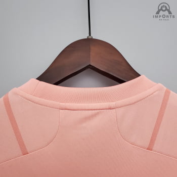 Camisa São Paulo 21/22 Ed. Especial Outubro Rosa Versão Feminina + Personalização Grátis