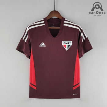Camisa São Paulo 22/23 Treino - Vinho 